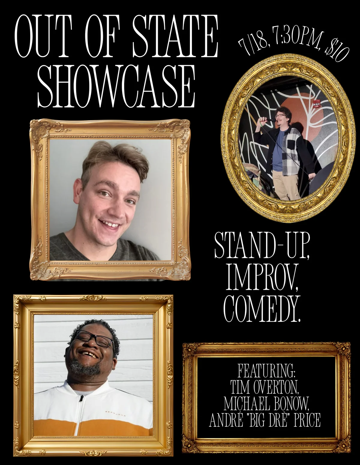 Poster for Out of State Showcase