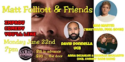 Poster for Matt Folliott & Friends