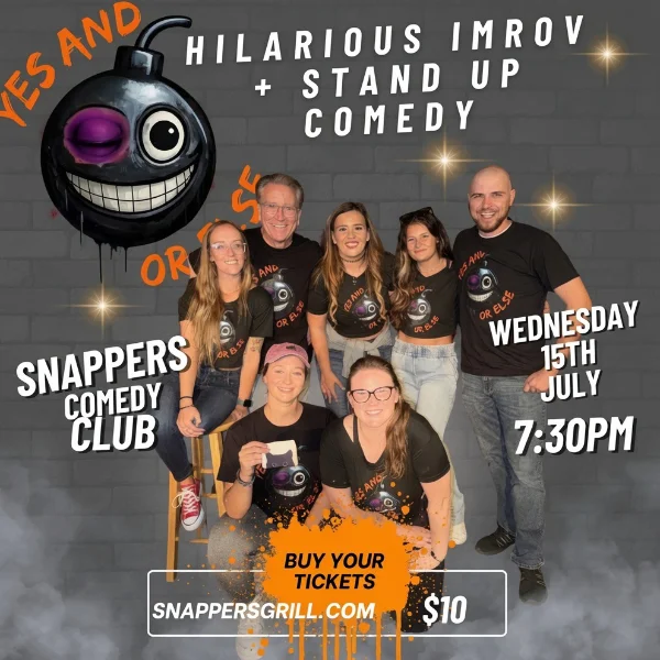 Poster for Yes and or Else Improv Comedy Show