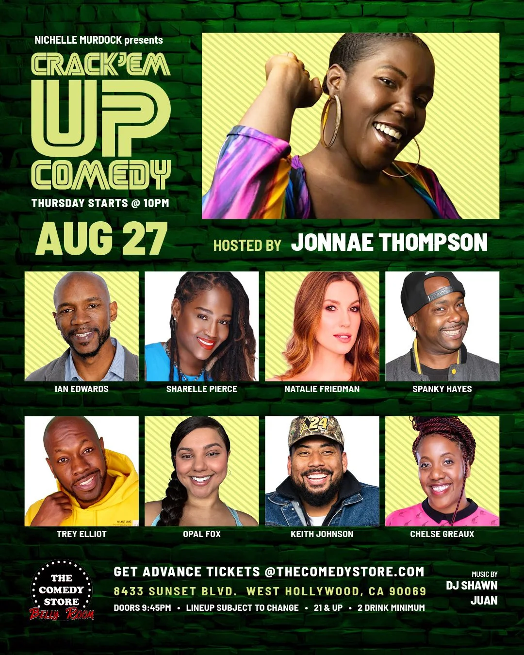 Poster for Crack'Em Up Thursdays
