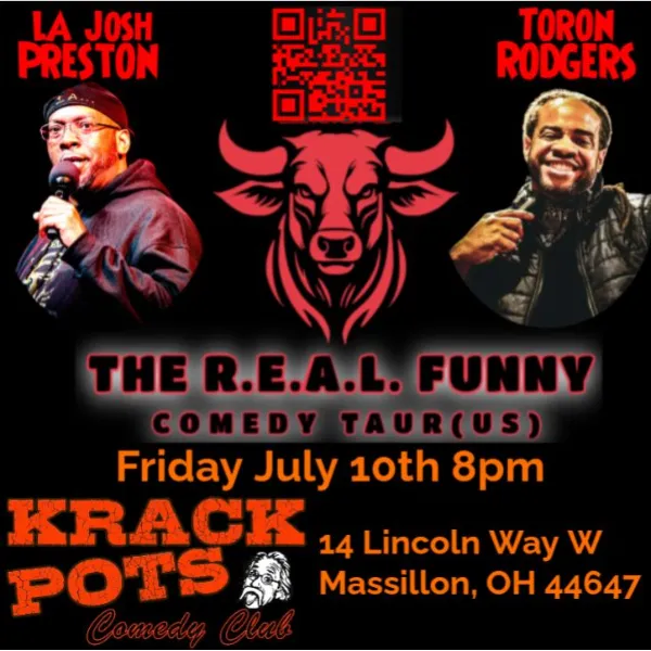 Poster for THE R.E.A.L. COMEDY TAUR(US) FEATURING LA JOSH PRESTON & TORON RODGERS