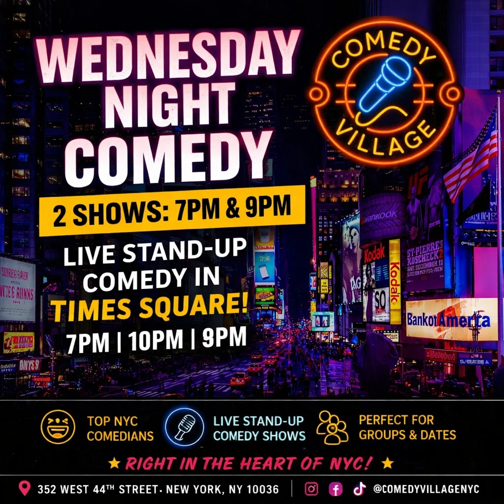 Poster for NYC Stand-Up | Wed, October 14th @9 PM
