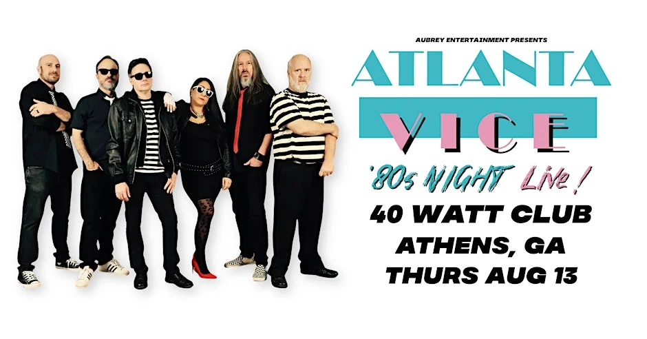 Poster for ATLANTA VICE -80s NIGHT LIVE