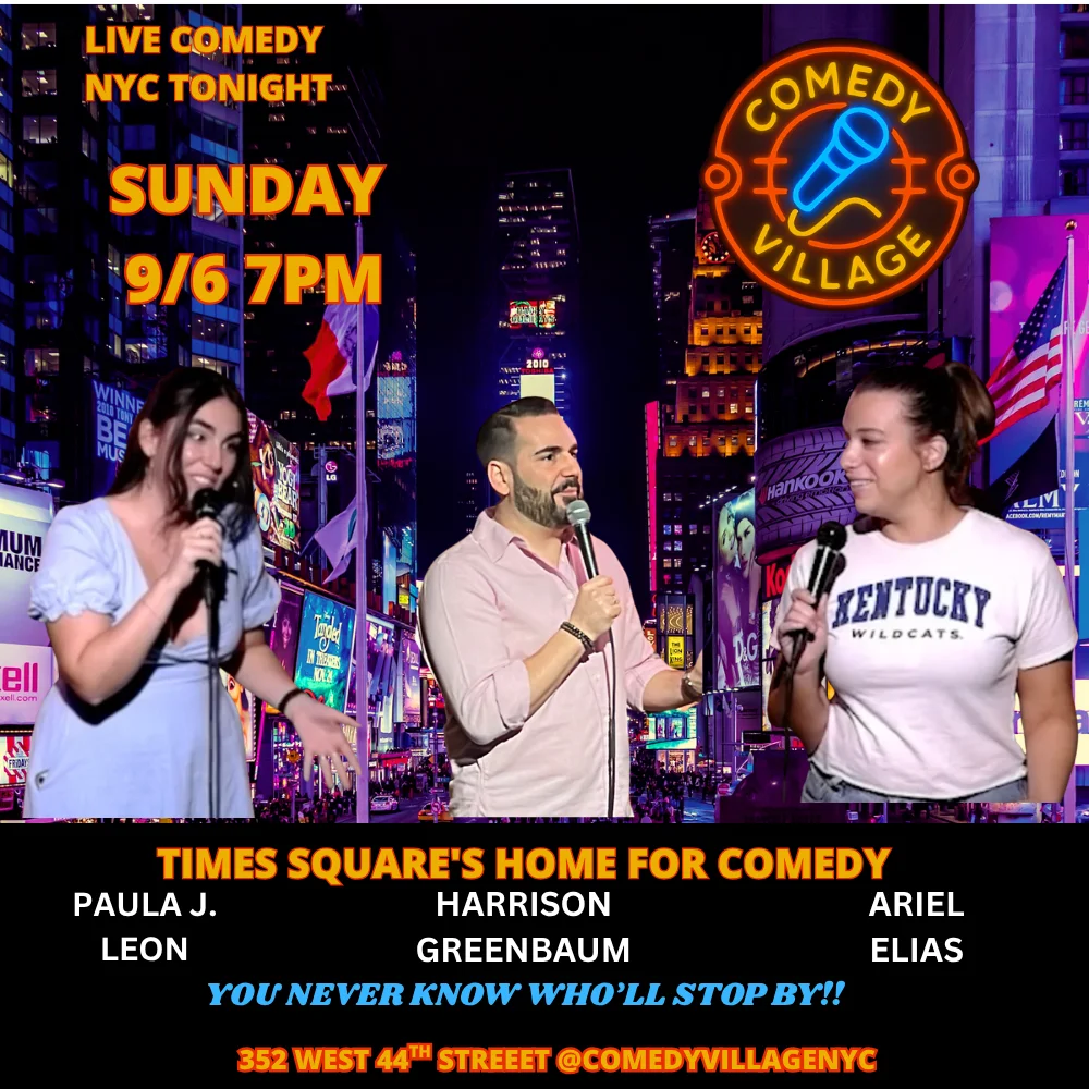 Poster for NYC Stand-Up | Sun, September 6th @7 PM