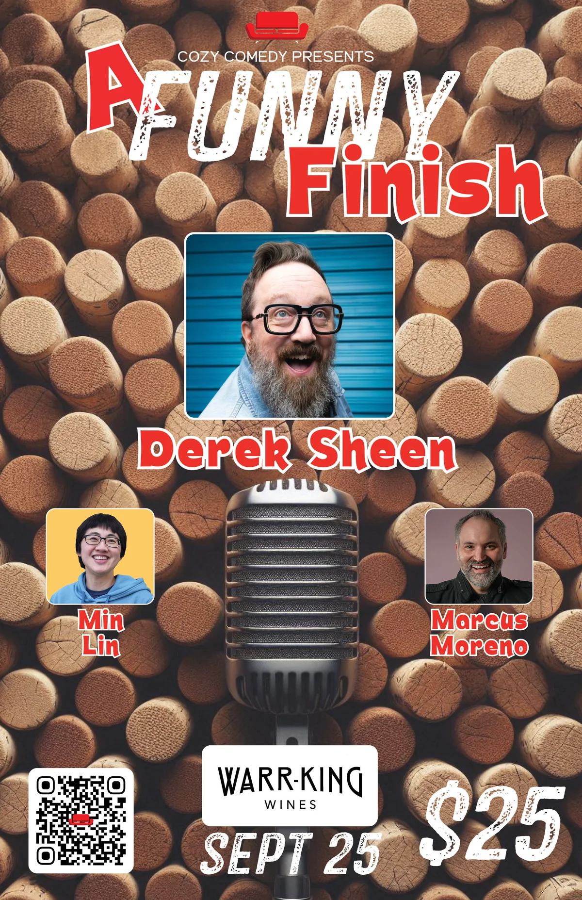 Poster for A Funny Finish: Derek Sheen!