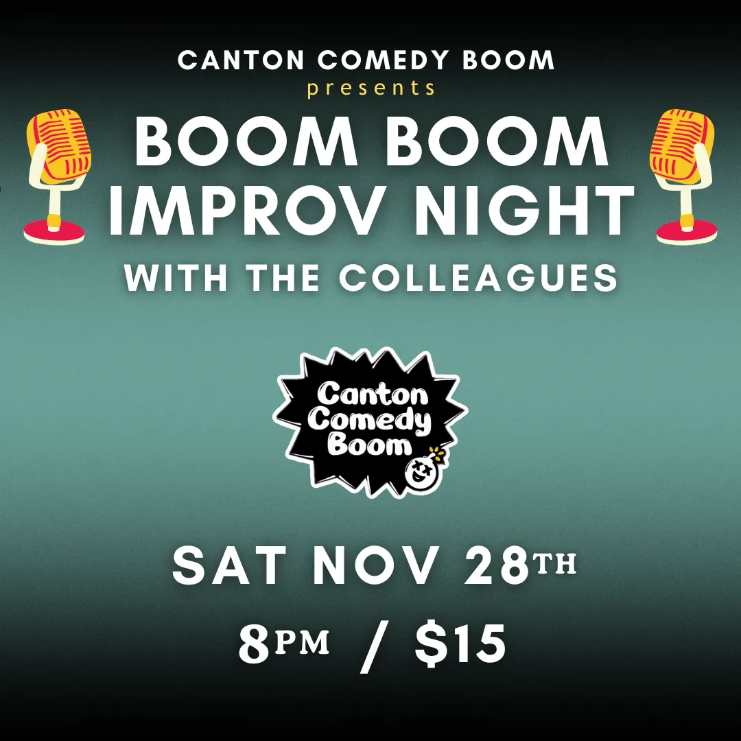 Poster for Boom Boom Improv Night