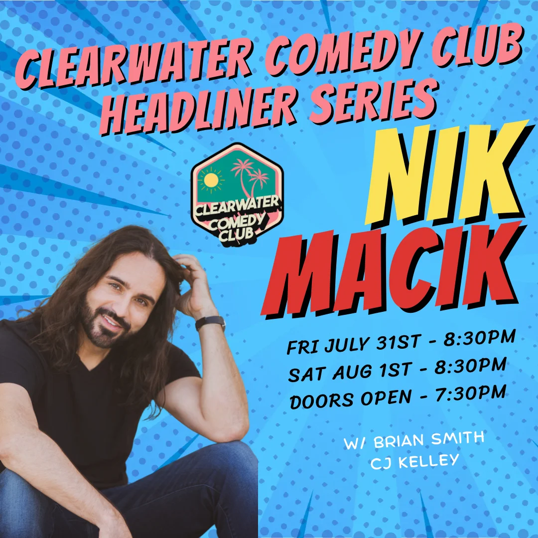 Poster for Headliner Nik Macik