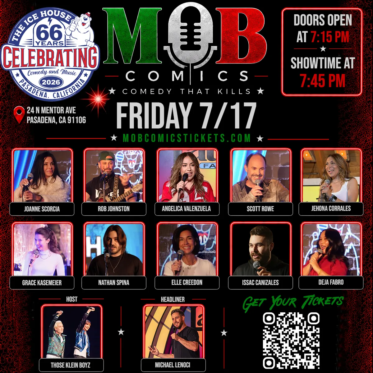 Poster for MOB Comics