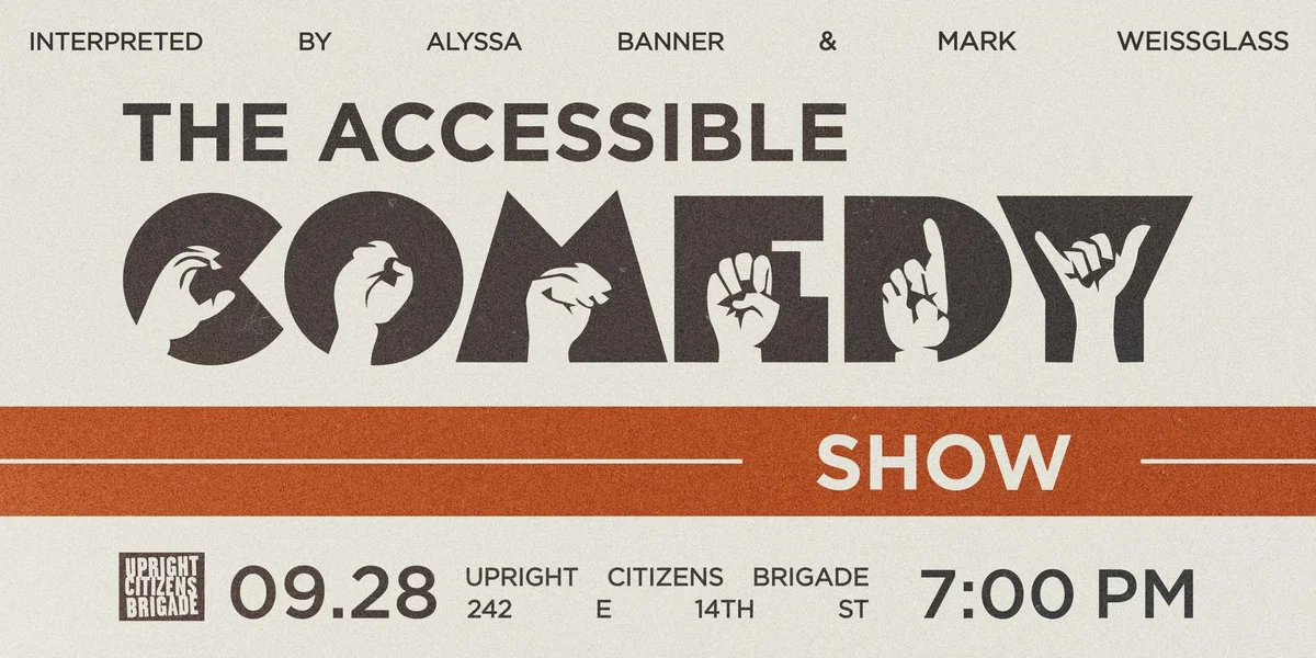 Poster for The Accessible Comedy Show