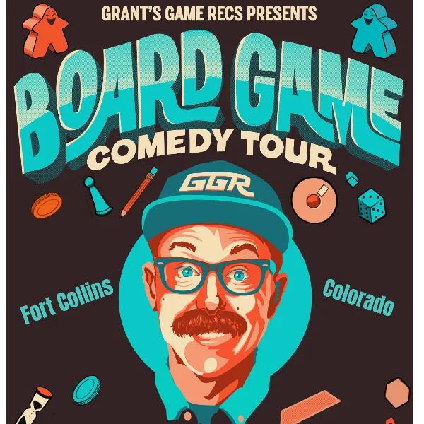 Poster for The Board Game Comedy Show!