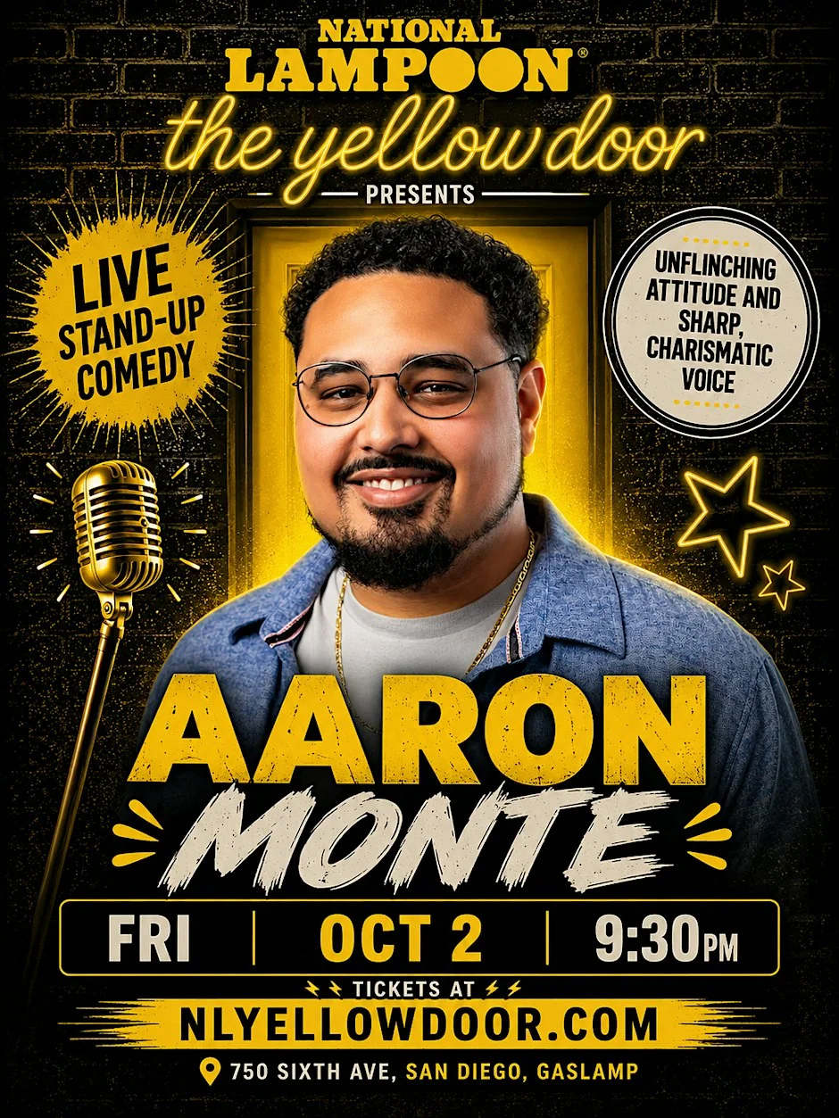 Poster for Aaron Monte: Live in San Diego