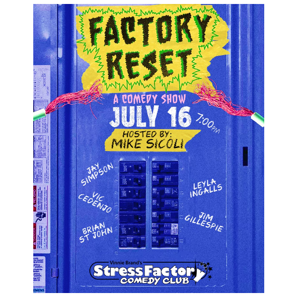 Poster for Factory Reset with Mike Sicoli