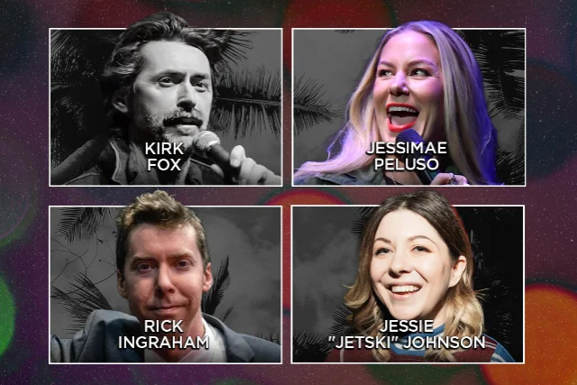 Poster for Tonight at the Improv ft. Rick Ingraham, Jessie "Jetski" Johnson, Jessimae Peluso, Eleanor Kerrigan, Kirk Fox, Ron G, Andre Kelly, and more TBA