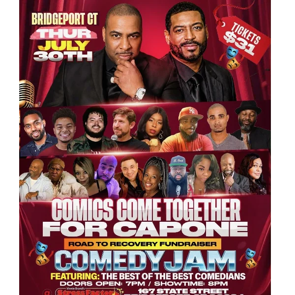 Poster for Comics Come Together For Capone Road To Recovery Fundraiser