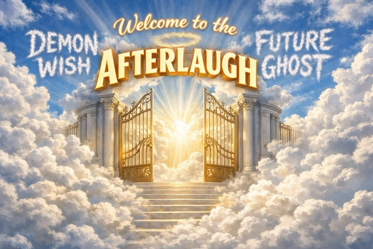Poster for Welcome to the AfterLaugh featuring Future Ghost and Demon Wish