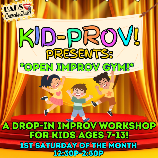 Poster for KID-PROV OPEN GYM (Ages 7-13)