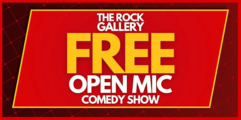 Poster for FREE Open Mic Stand-Up Comedy Show