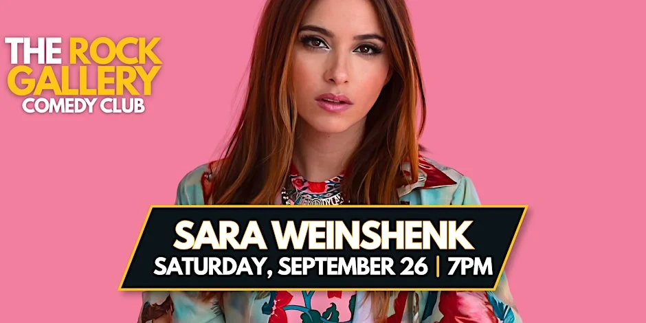 Poster for Sara Weinshenk Comedy Show