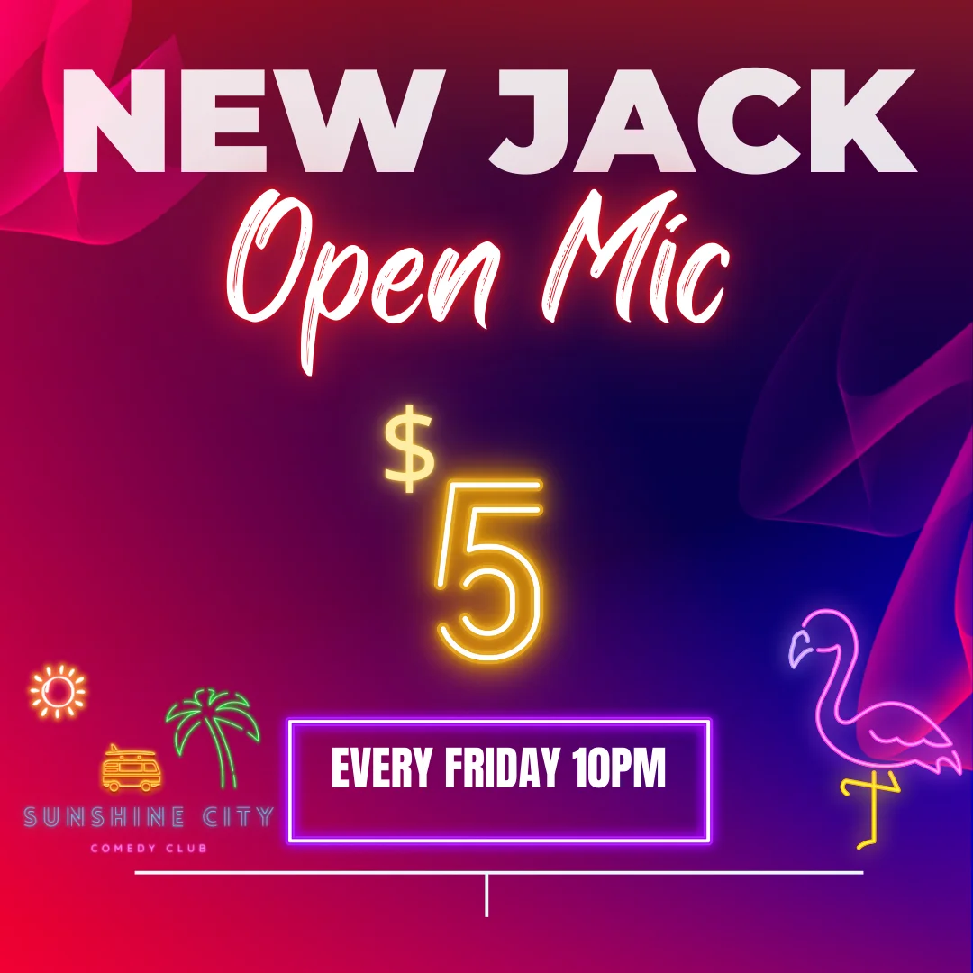 Poster for New Jack Open Mic