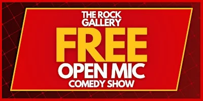 Poster for FREE Open Mic Stand-Up Comedy Show