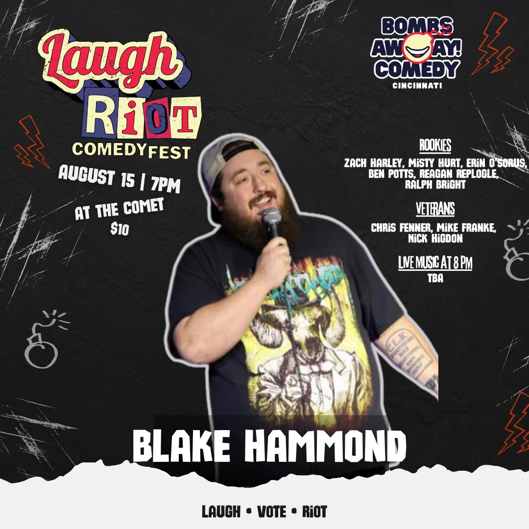 Poster for Laugh Riot Comedy Fest | BLAKE HAMMOND