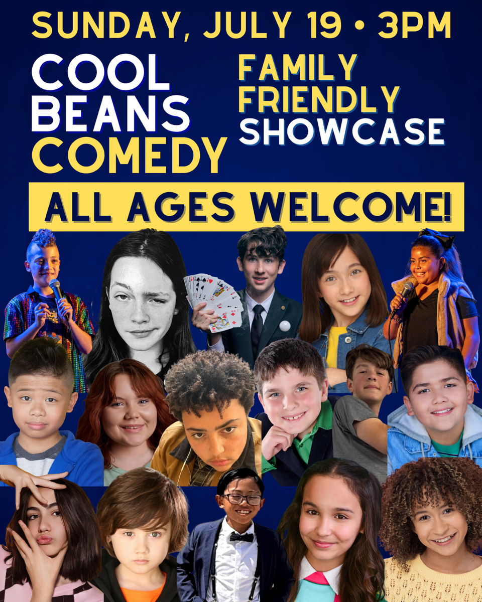 Poster for Cool Beans Comedy Family-Friendly Showcase