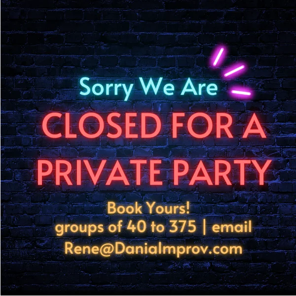 Poster for CLOSED FOR PRIVATE EVENT