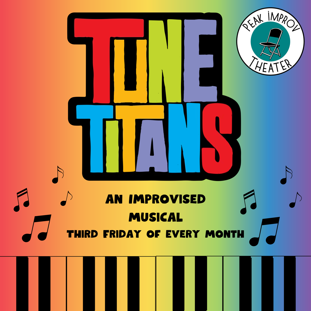 Poster for Tune Titans: Musical Improv Show