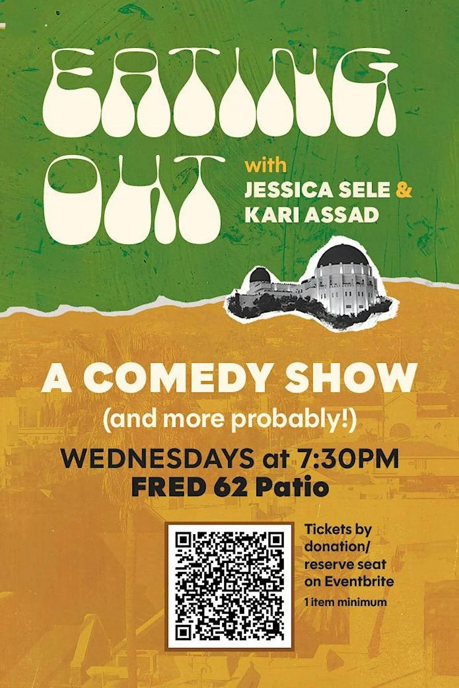 Poster for Eating Out Comedy