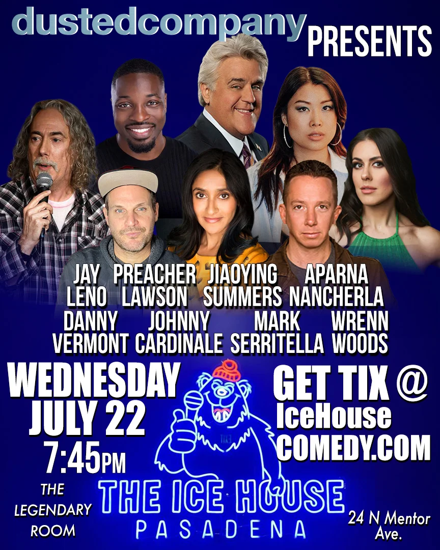 Poster for Jay Leno, Preacher Lawson, Jiaoying Summers
