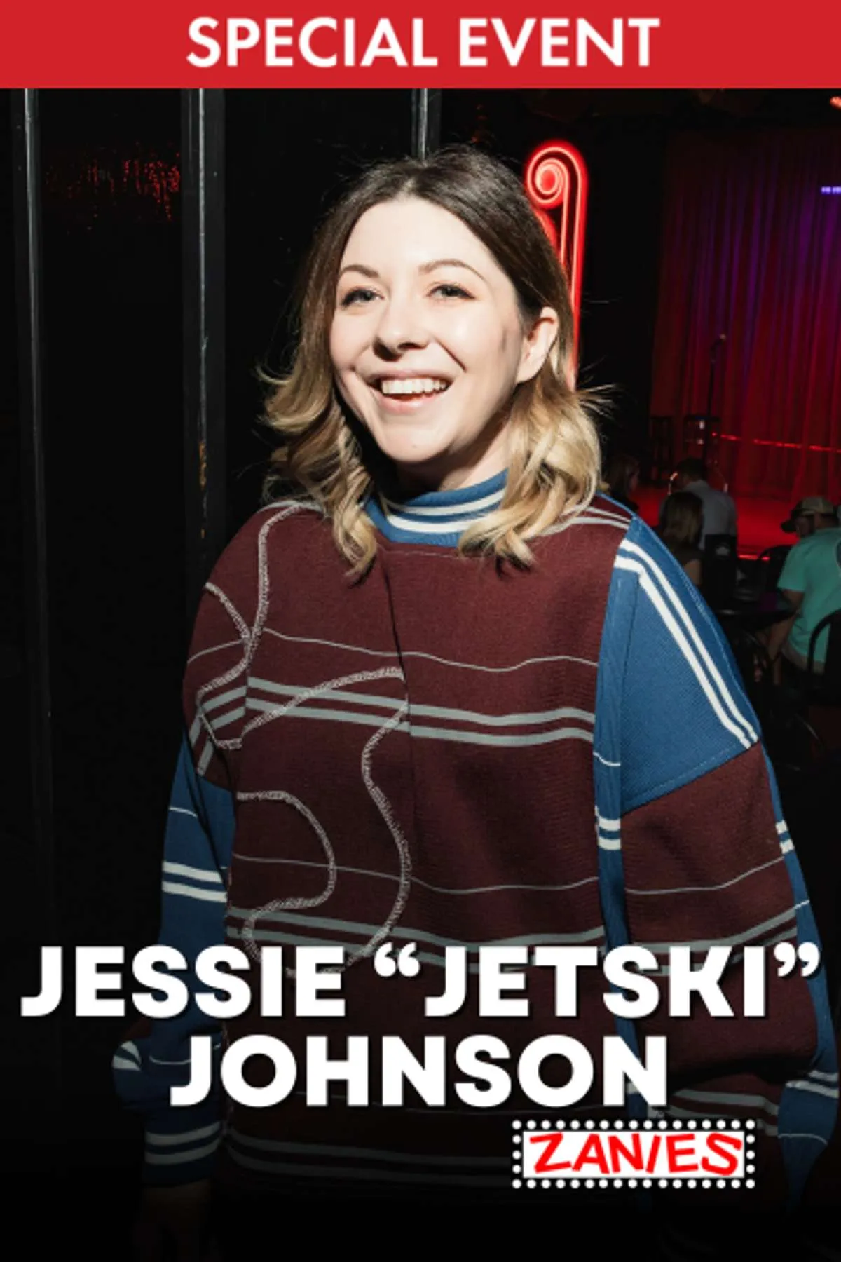 Poster for Jessie “Jetski” Johnson – Special Event