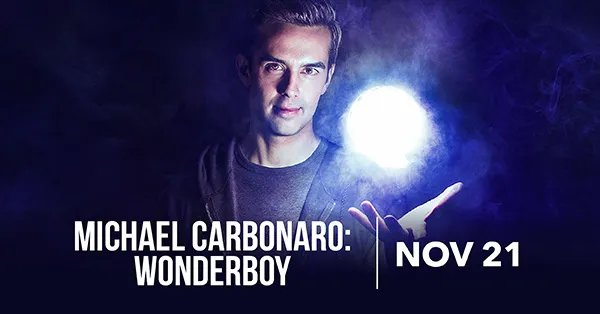 Poster for Michael Carbonaro: Wonderboy: Saturday, November 21, 2026