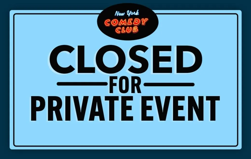 Poster for Closed For Private Event