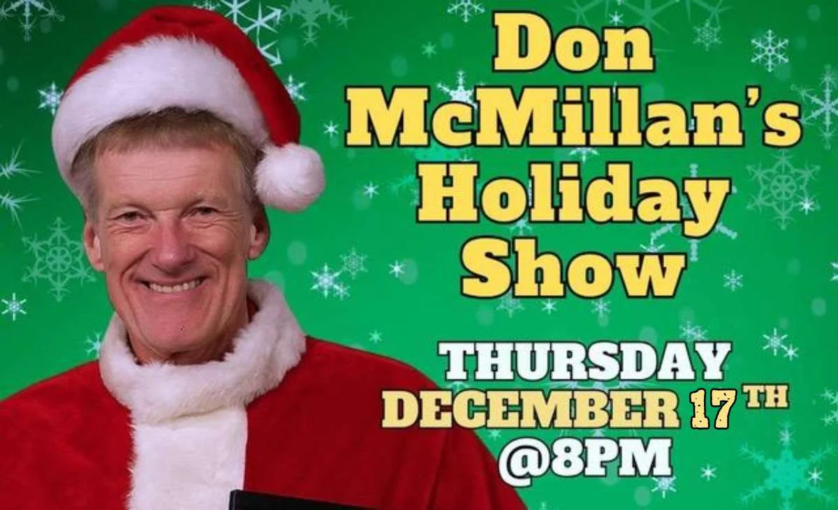 Poster for DON McMILLAN’s Holiday Show!