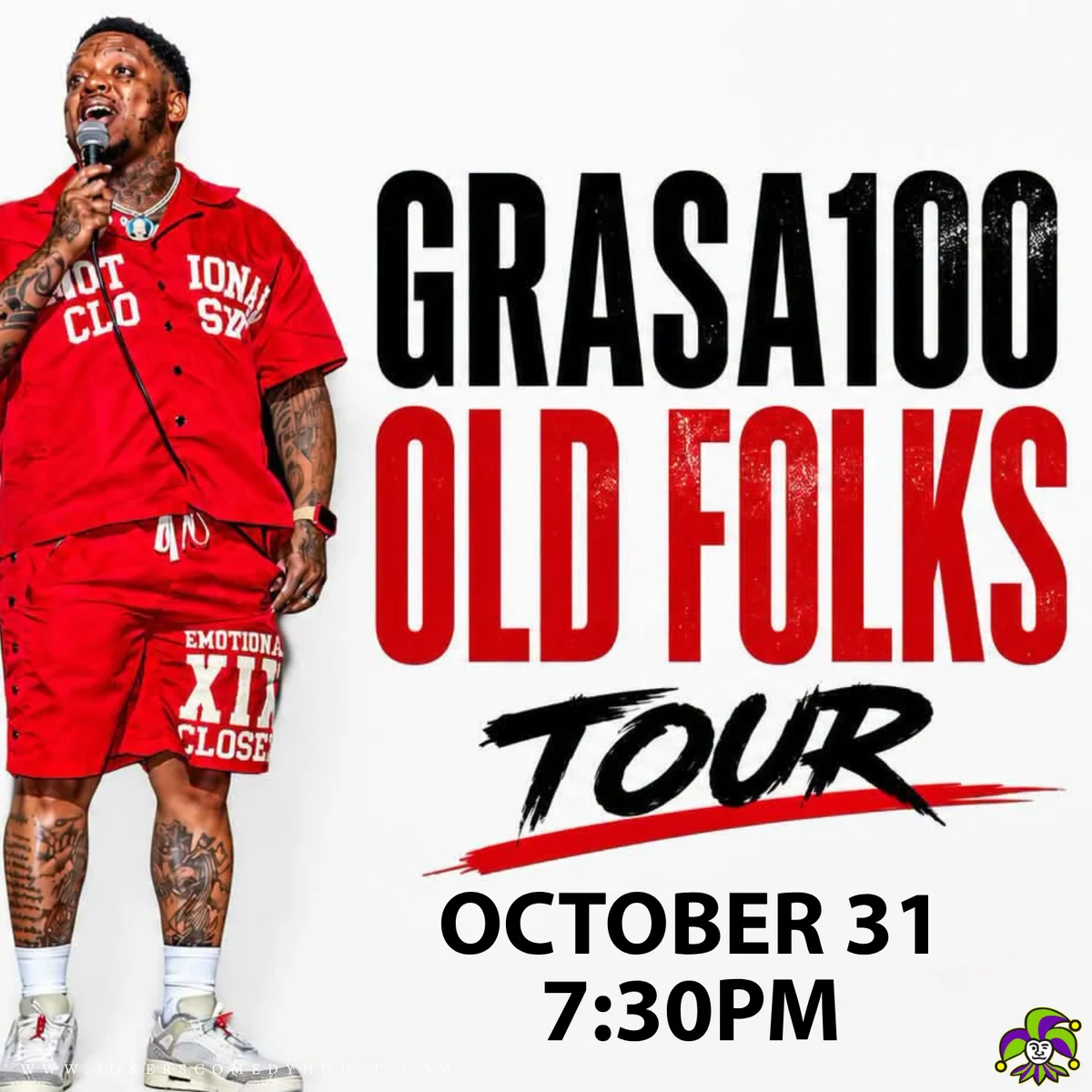 Poster for GRASA 100 OLD FOLKS TOUR