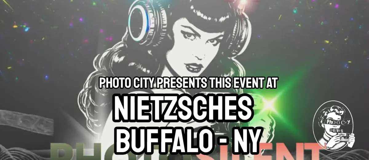 Poster for Silent Disco - Music Through The Decades @ Nietzsche’s (Buffalo, NY)