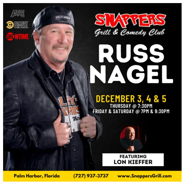 Poster for Russ Nagel Comedy