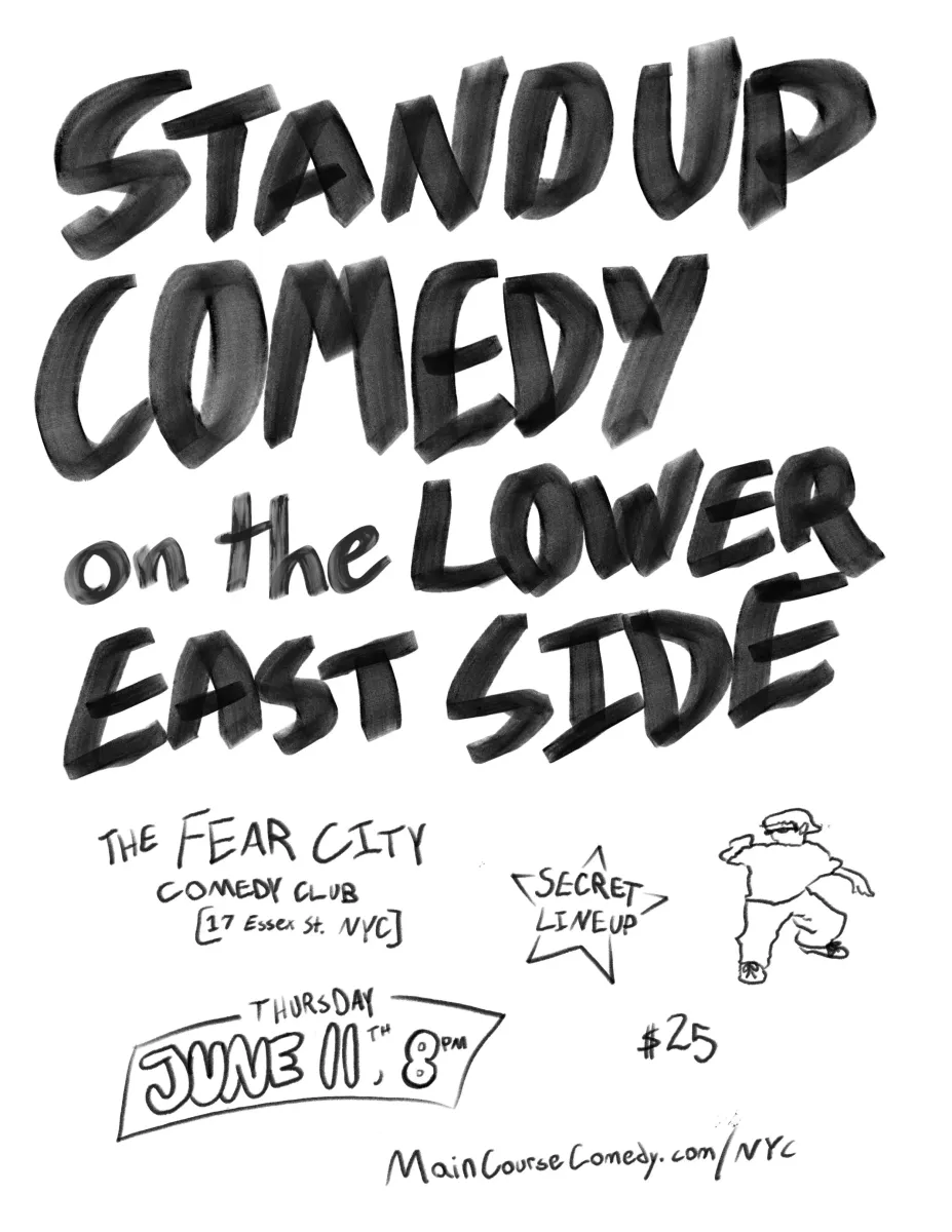 Poster for STAND UP COMEDY on The Lower East Side