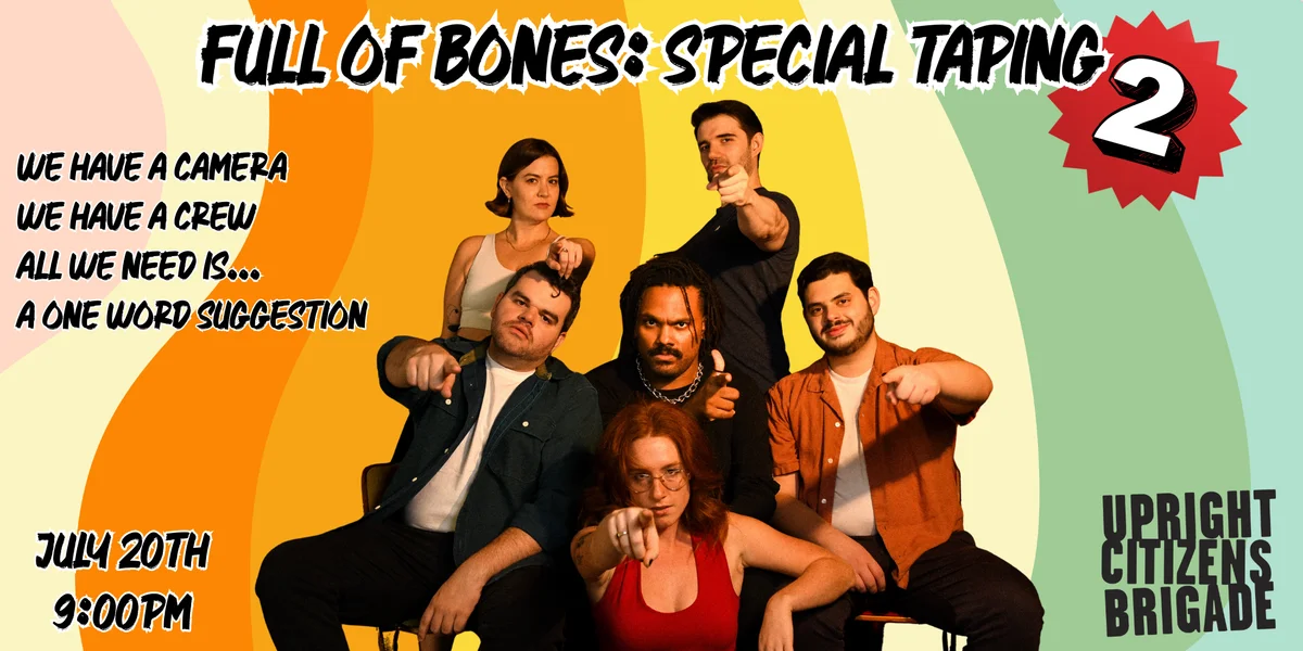 Poster for Full of Bones: Special Taping