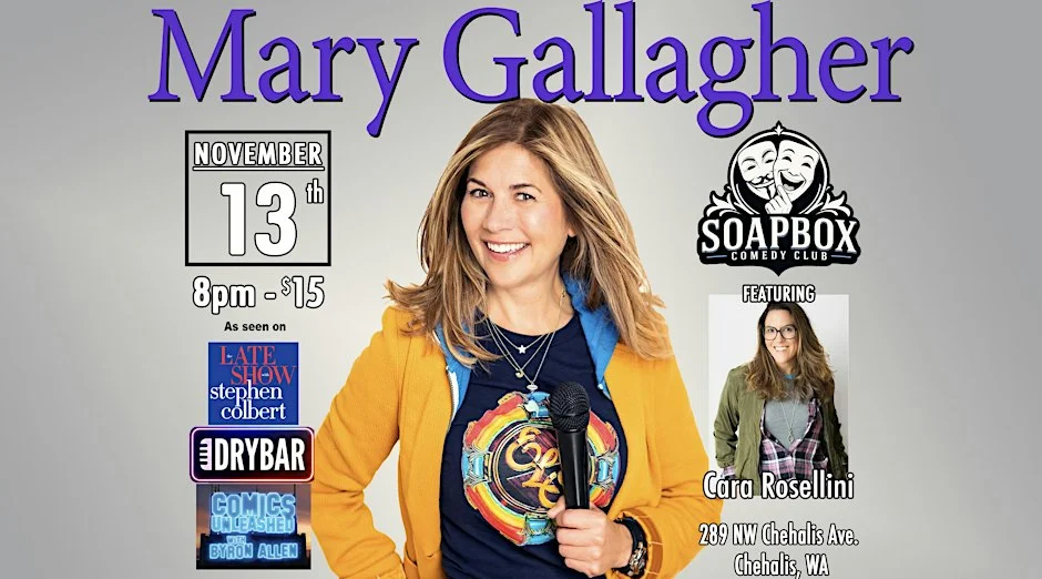 Poster for Headliner Mary Gallager