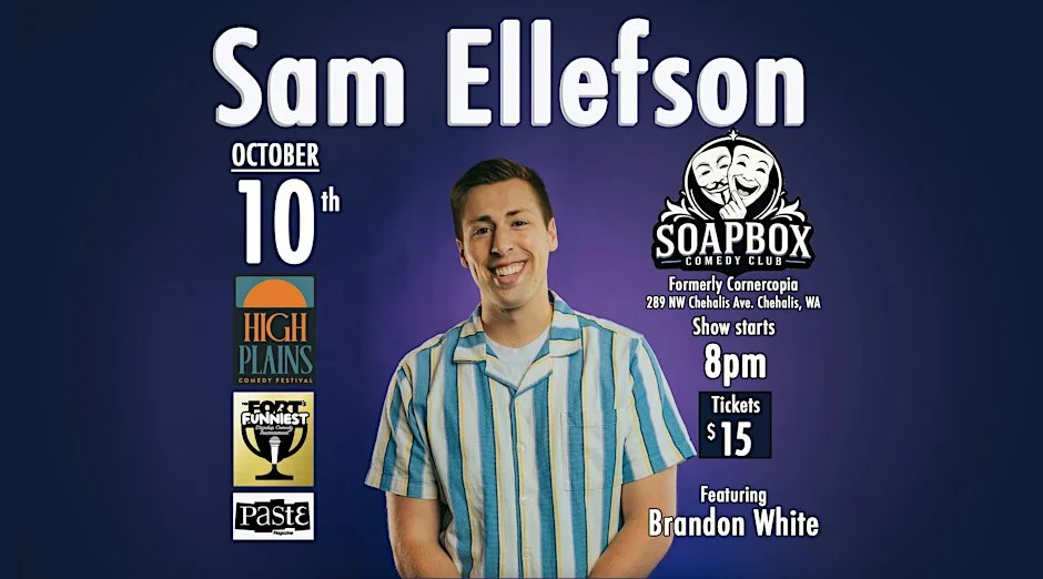 Poster for Sam Ellefson Headlines!
