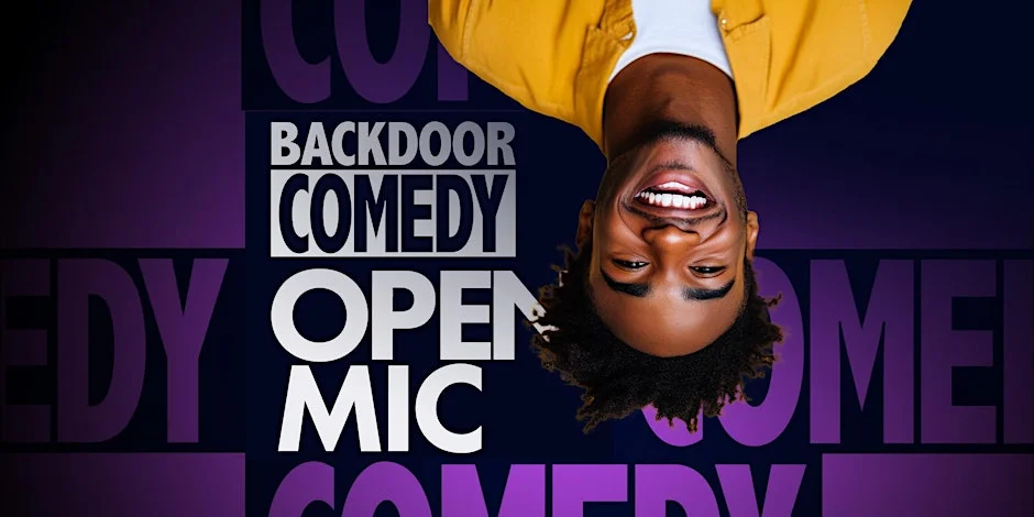 Poster for Backdoor Comedy Open Mic