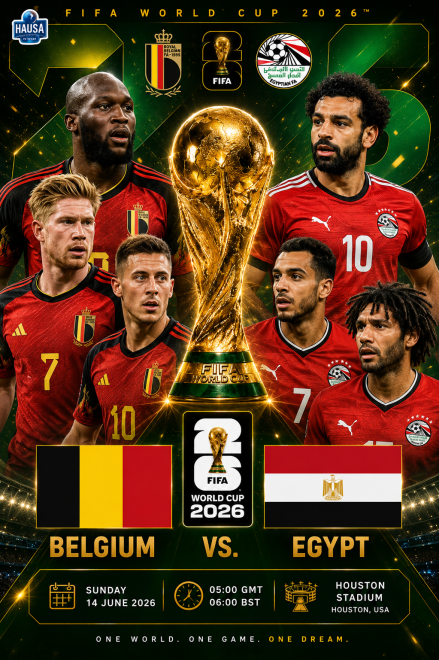 Poster for Belgium vs. Egypt - World Cup - All You can Drink