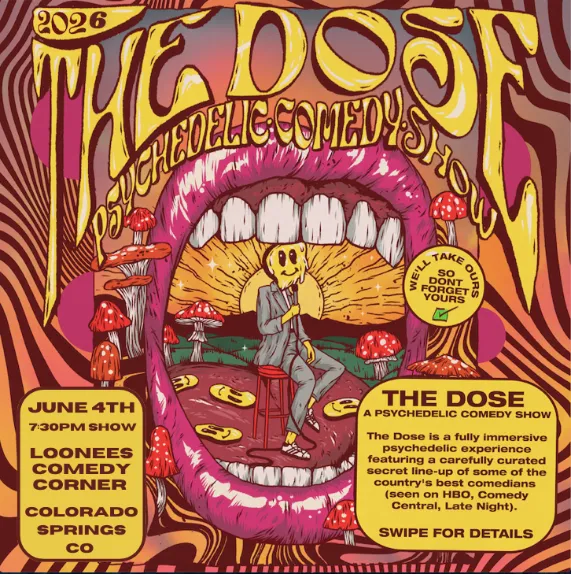 Poster for THE DOSE: A PSYCHEDELIC COMEDY EXPERIENCE