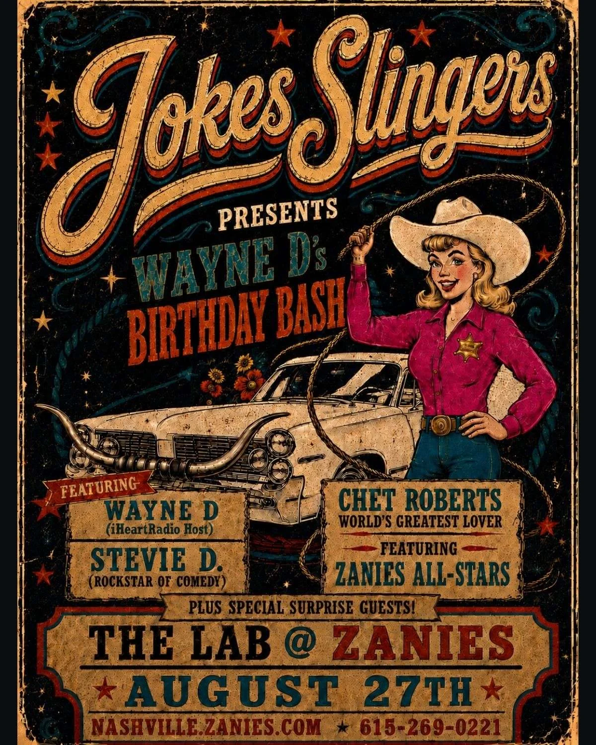 Poster for Joke Slingers Presents: Wayne D’S Bday Bash