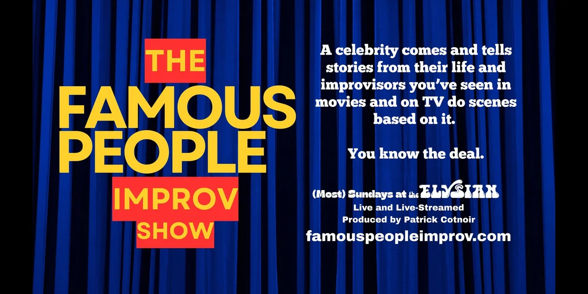 Poster for THE FAMOUS PEOPLE IMPROV SHOW
