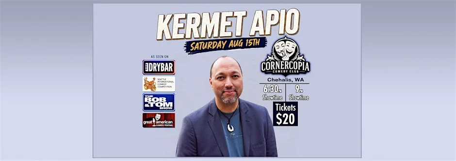 Poster for Headliner Kermet Apio!