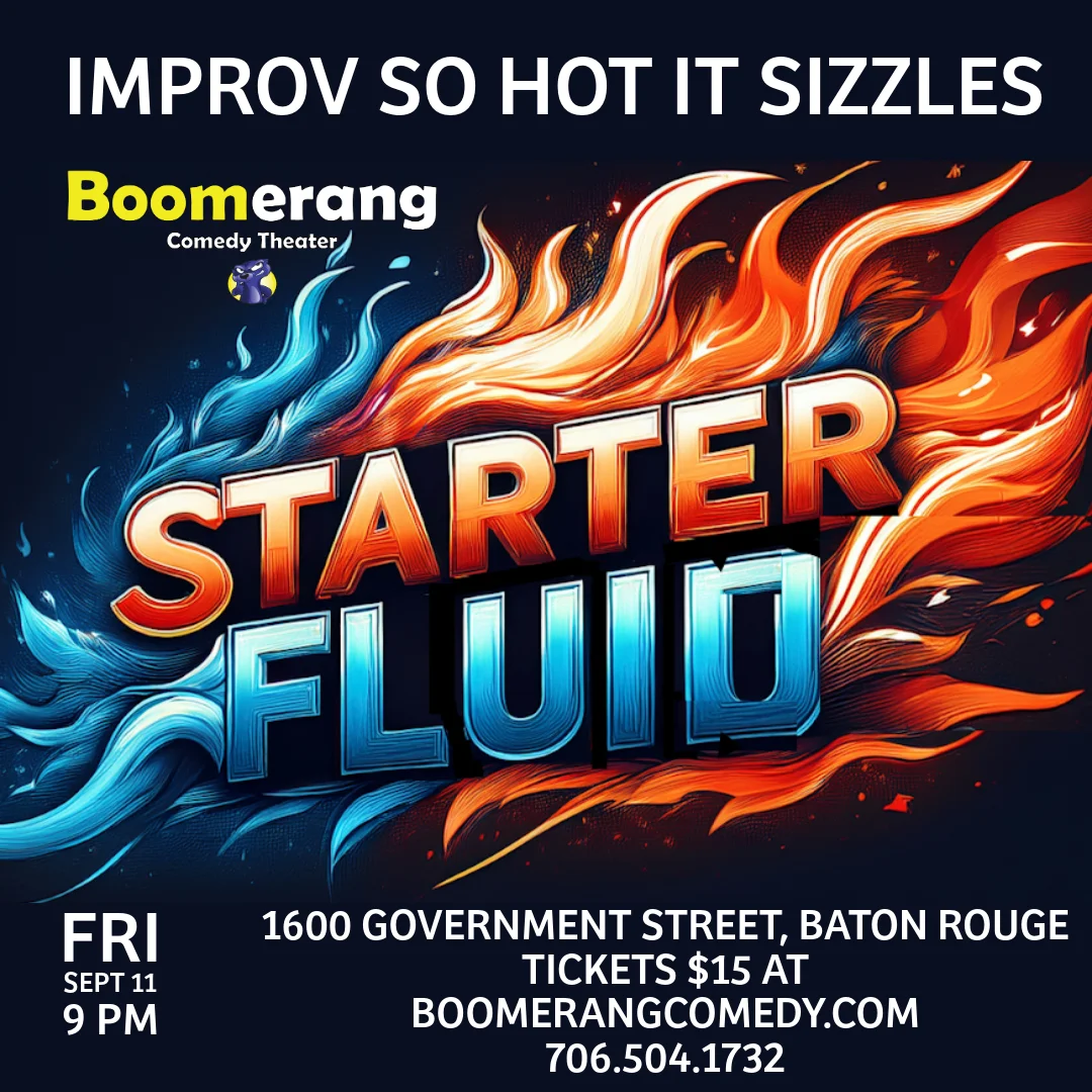 Poster for IMPROV with STARTER FLUID