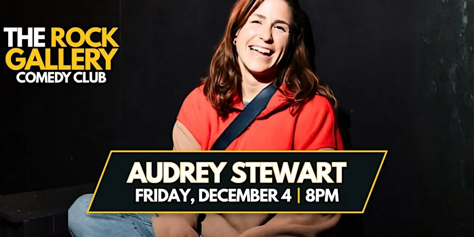 Poster for Audrey Stewart Comedy Show