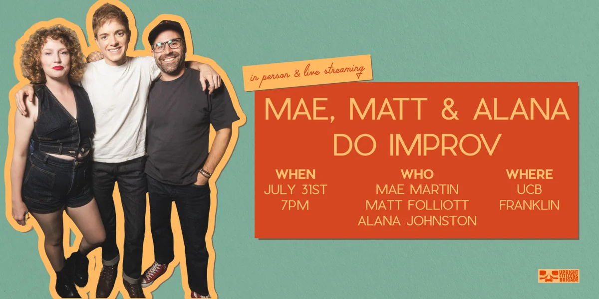 Poster for Mae and Matt and Alana Do Improv